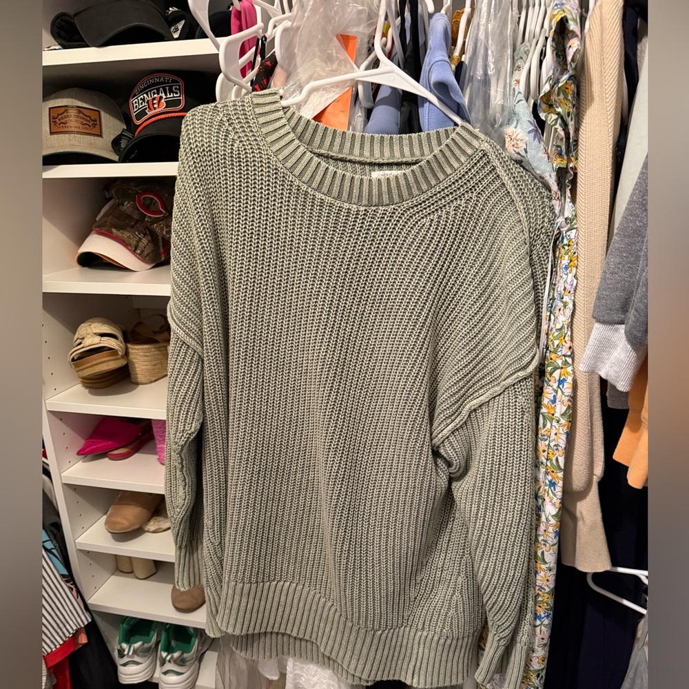 Women's Sage Green Sweater